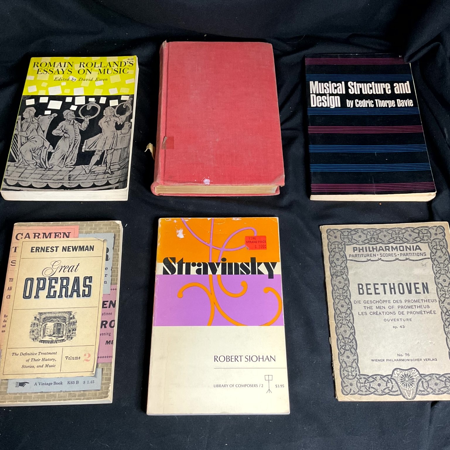 Lot of 5 Music History , David Ewen, Dover 1959 Opera Structure Theory