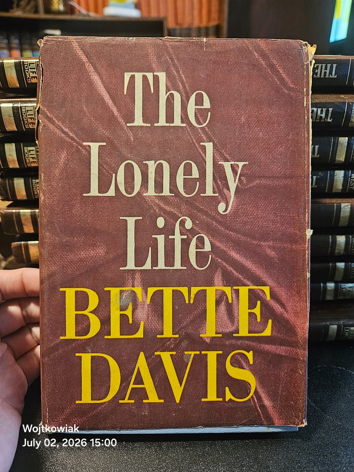 94# The Lonely Life Bette Davis Autobiography Putnam 1962 Vintage HC Hollywood