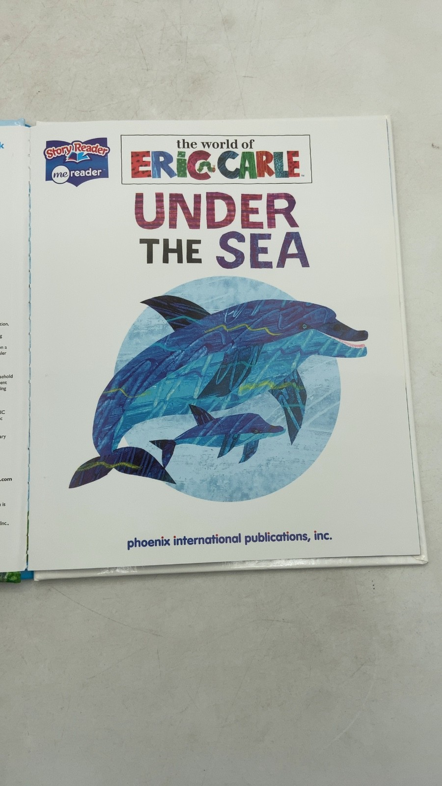 Under the Sea Eric Carle Hardcover 2015