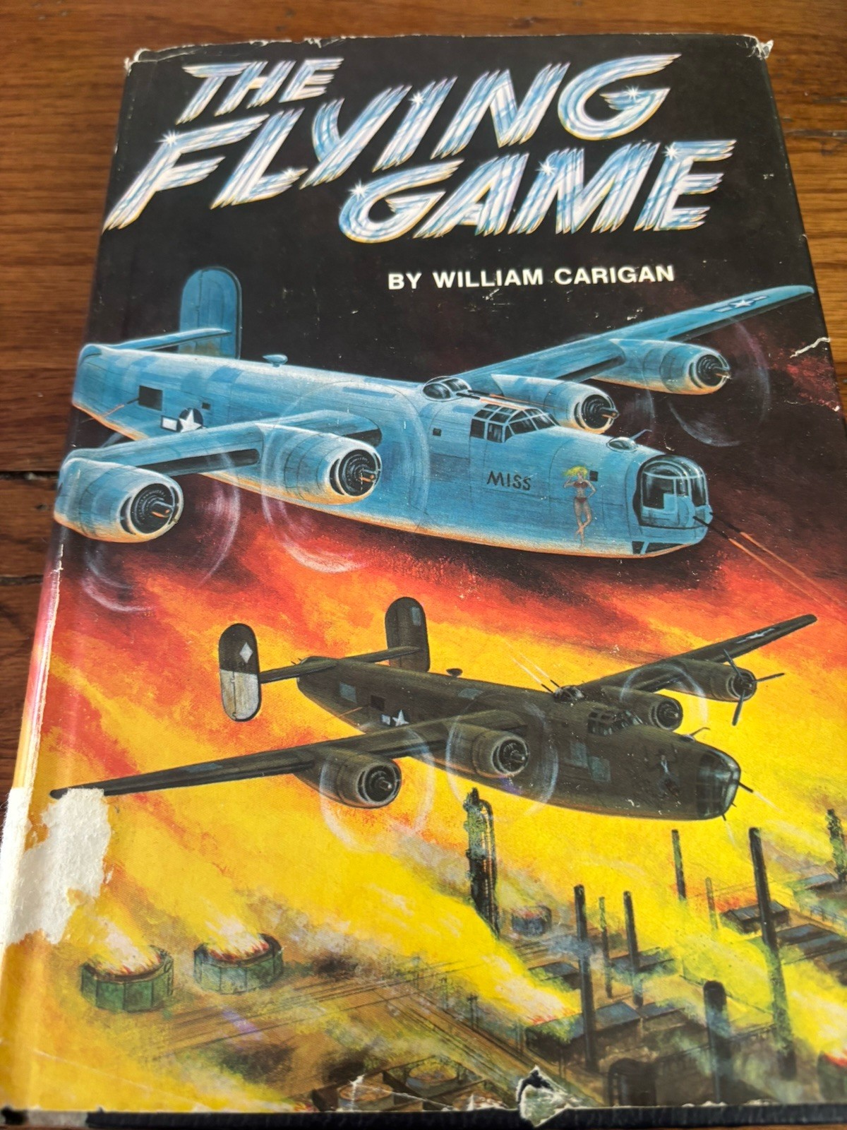 RARE SIGNED! The Flying Game by William Carigan. 1st. 1974. VG/VG