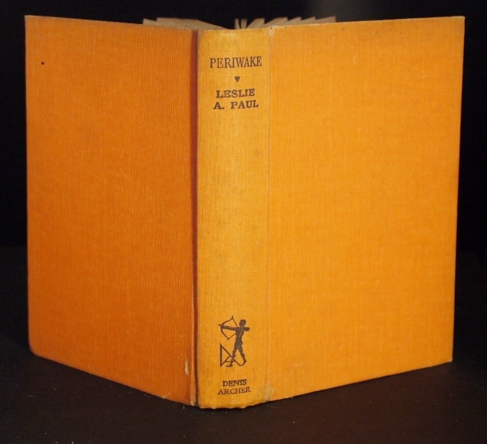 Leslie A Paul Periwake First Edition 1st Impression 1934