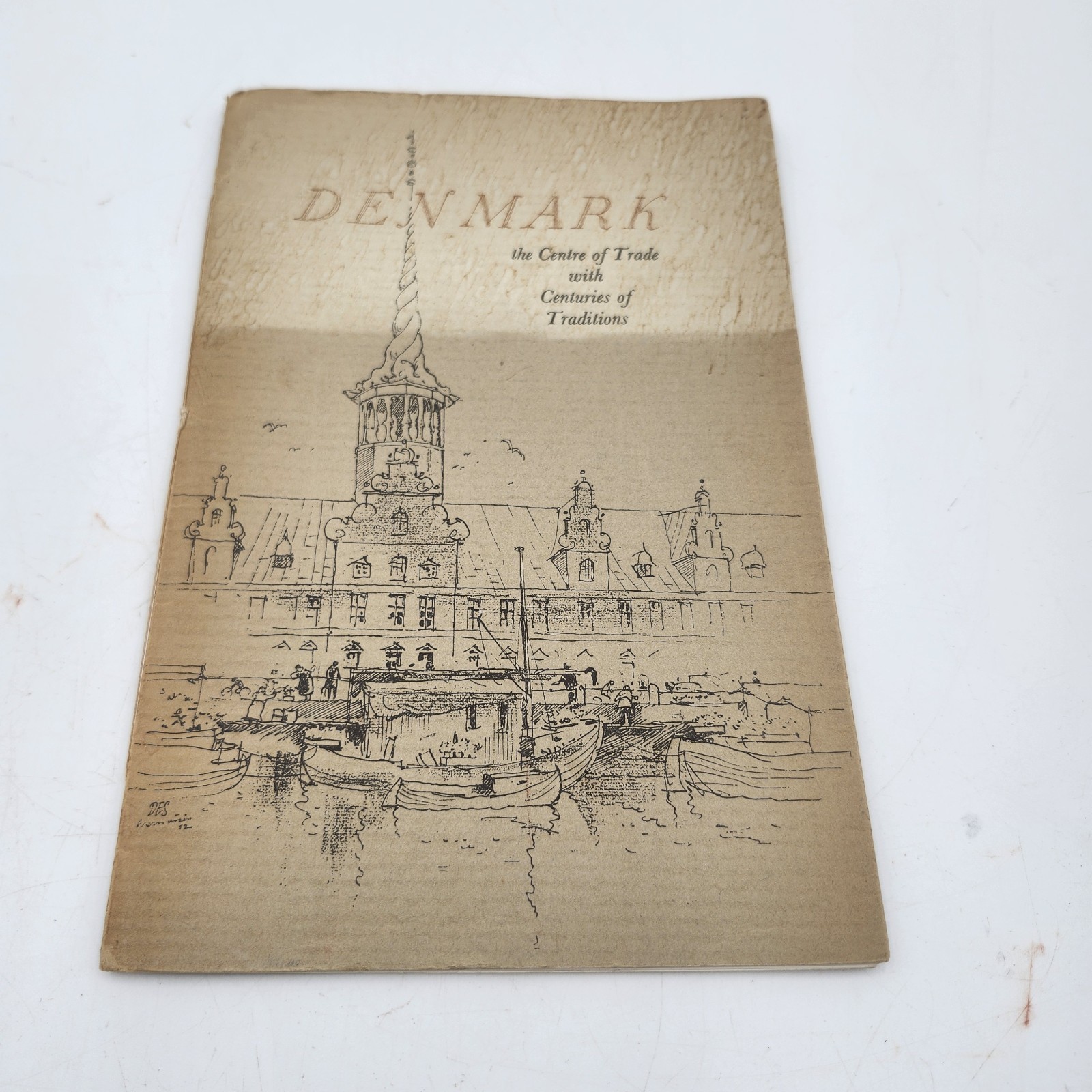 Vintage Travel Book Denmark paperback
