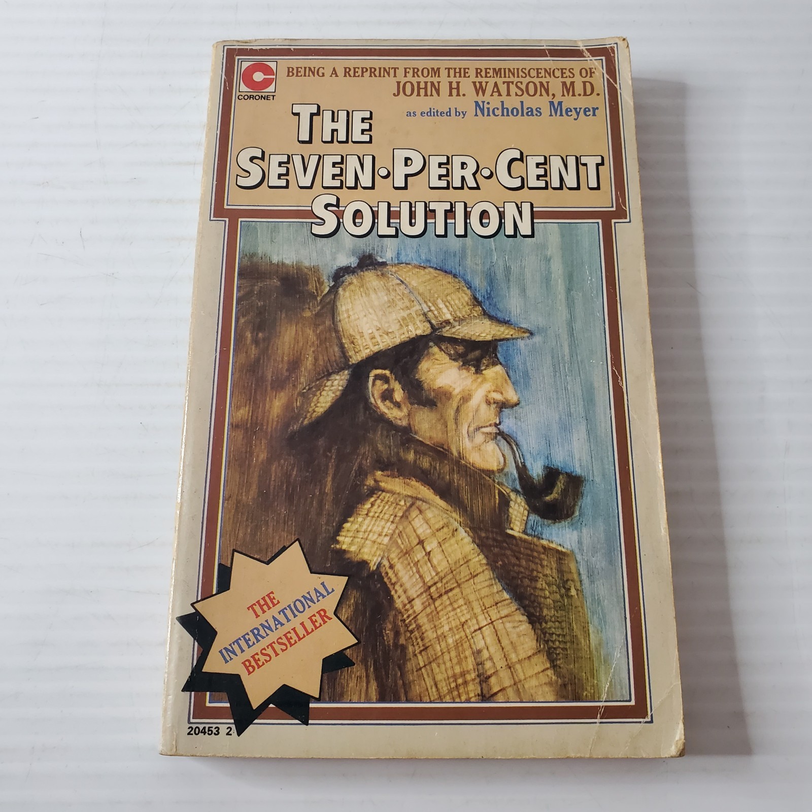 The Seven Per Cent Solution Nicholas Meyer Coronet Books Vintage Paperback 1975