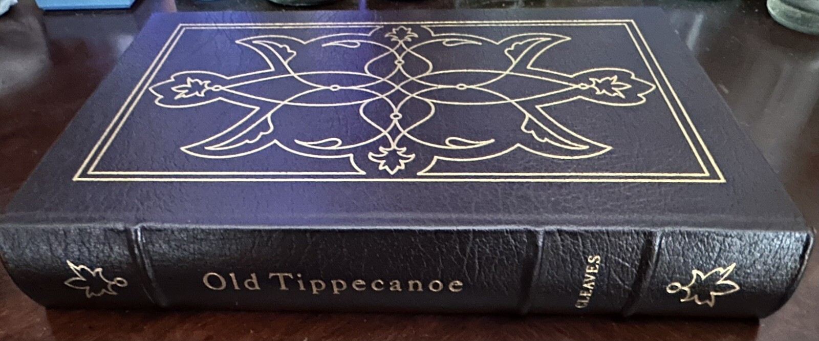 Old Tippecanoe Cleaves Leather Library Presidents William Henry Harrison 1986