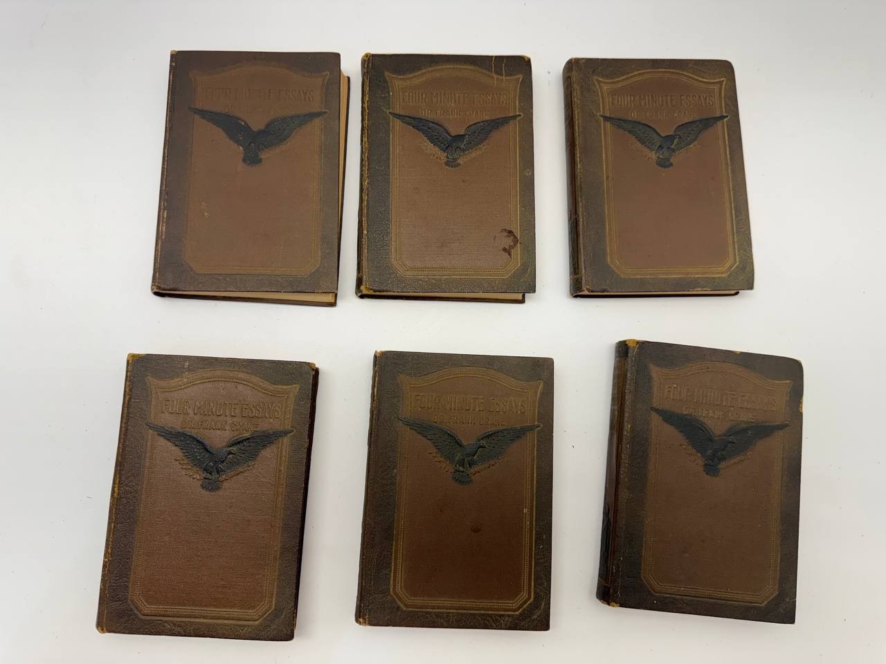 Lot 6 Antique Four Minute Essays Dr Frank Crane Wm H Wise HC