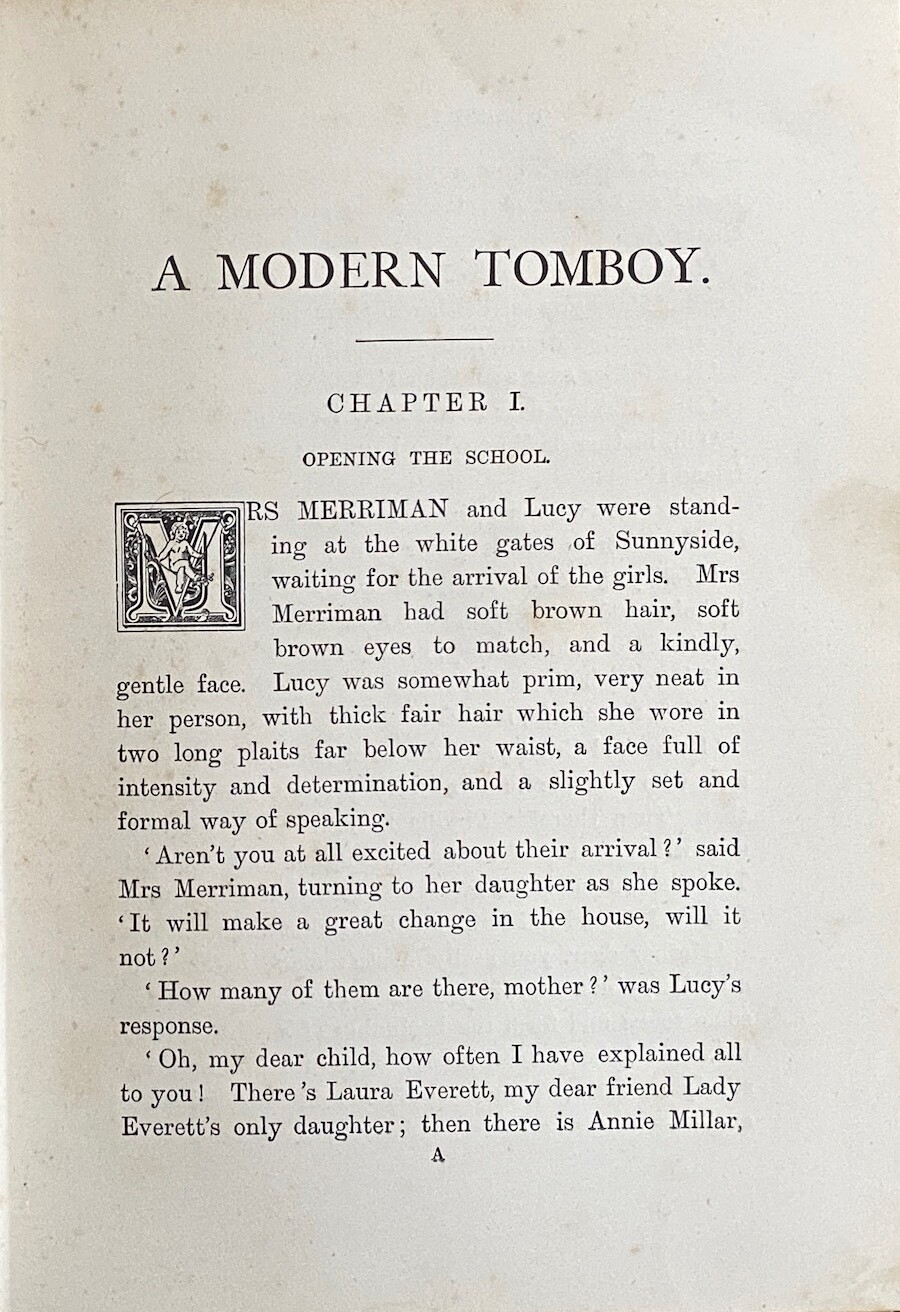 MODERN TOMBOY 1904 hb EDWARDIAN GIRLS LITERATURE lgbt queer gay butch lesbian ++