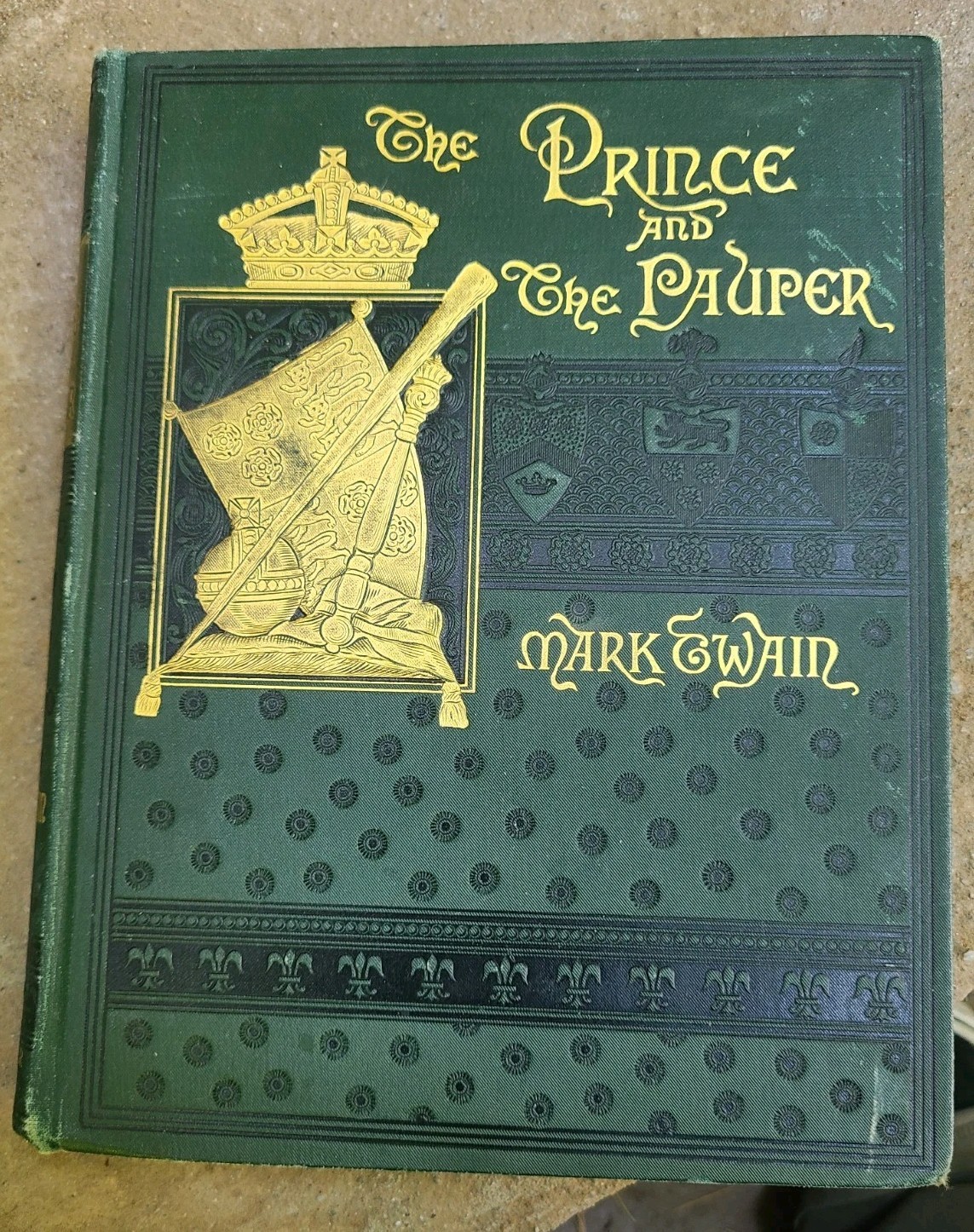 The Prince and the Pauper by Mark Twain 1889 Pront HC First Edition