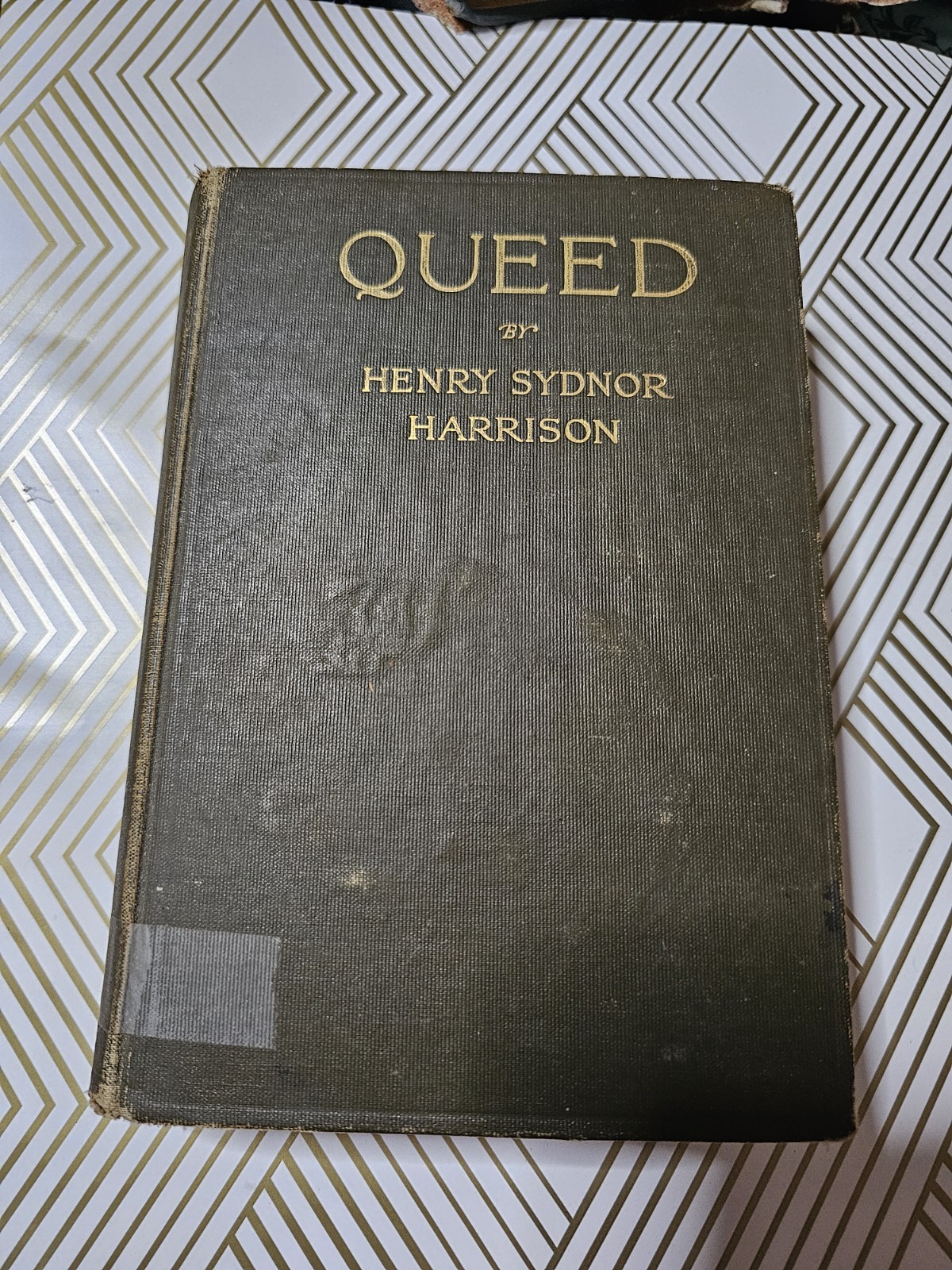 Queed By Henry Sydnor Harrison 1st Edition 1st Printing Antique 1911 HC Book