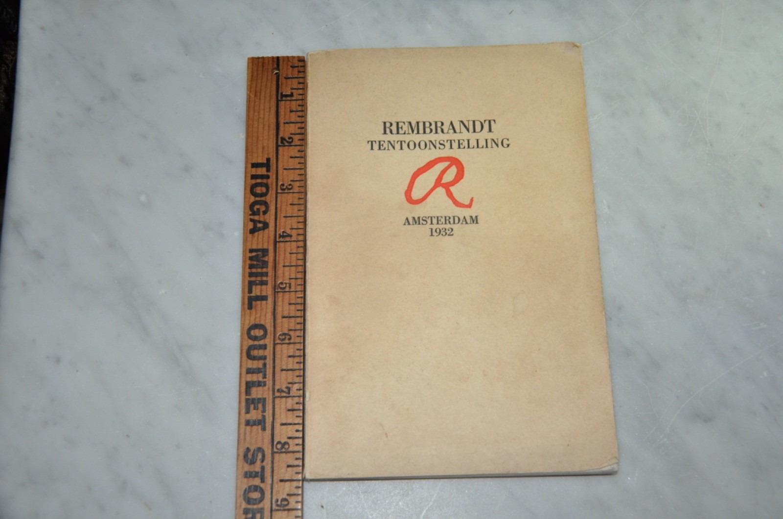 Rembrandt Tentoonstelling Art Exhibition Amsterdam 1932 Program Catalog Book