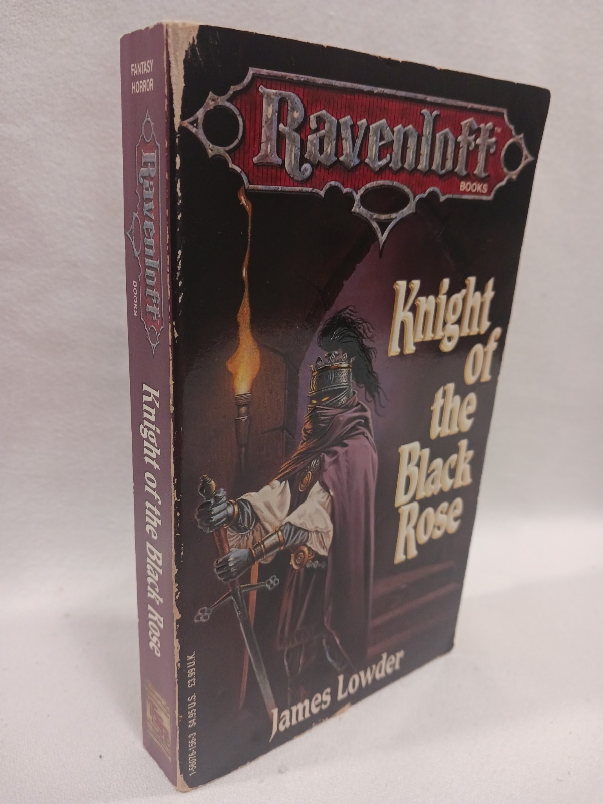 Ravenloft Knight of the Black Rose James Lowder 1st Printing PB D&D TSR Fantasy