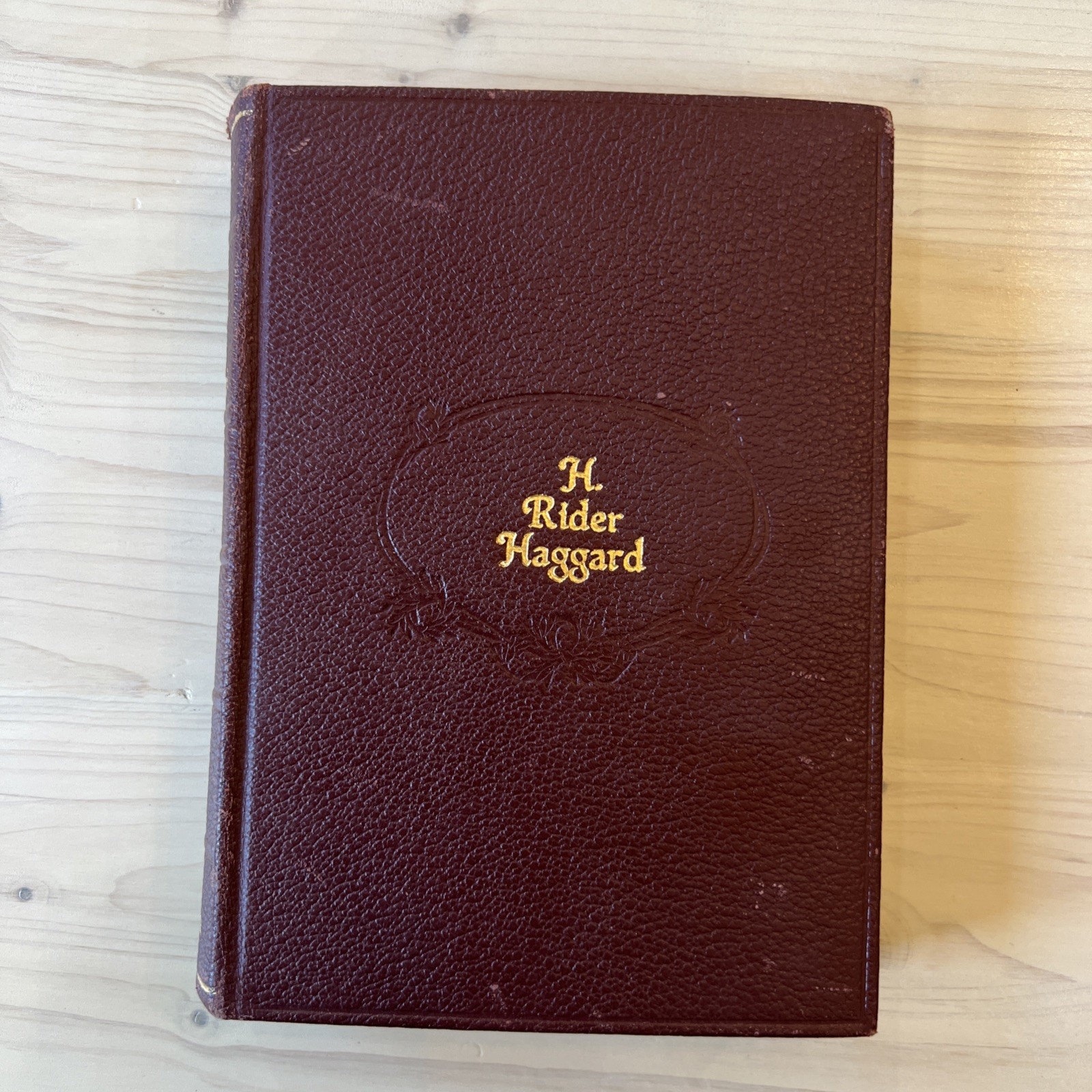 1928 The Works of H. Rider Haggard Walter J. Black Publisher Leather hide Book