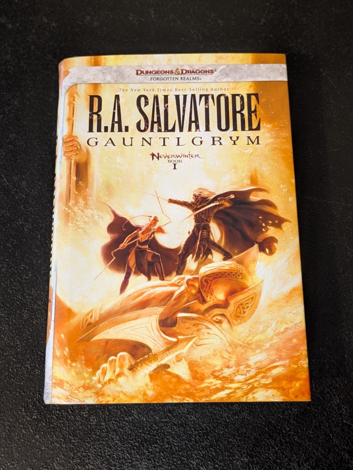 Gauntlgrym by R A Salvatore First Edition/1st Printing Hardcover Neverwinter