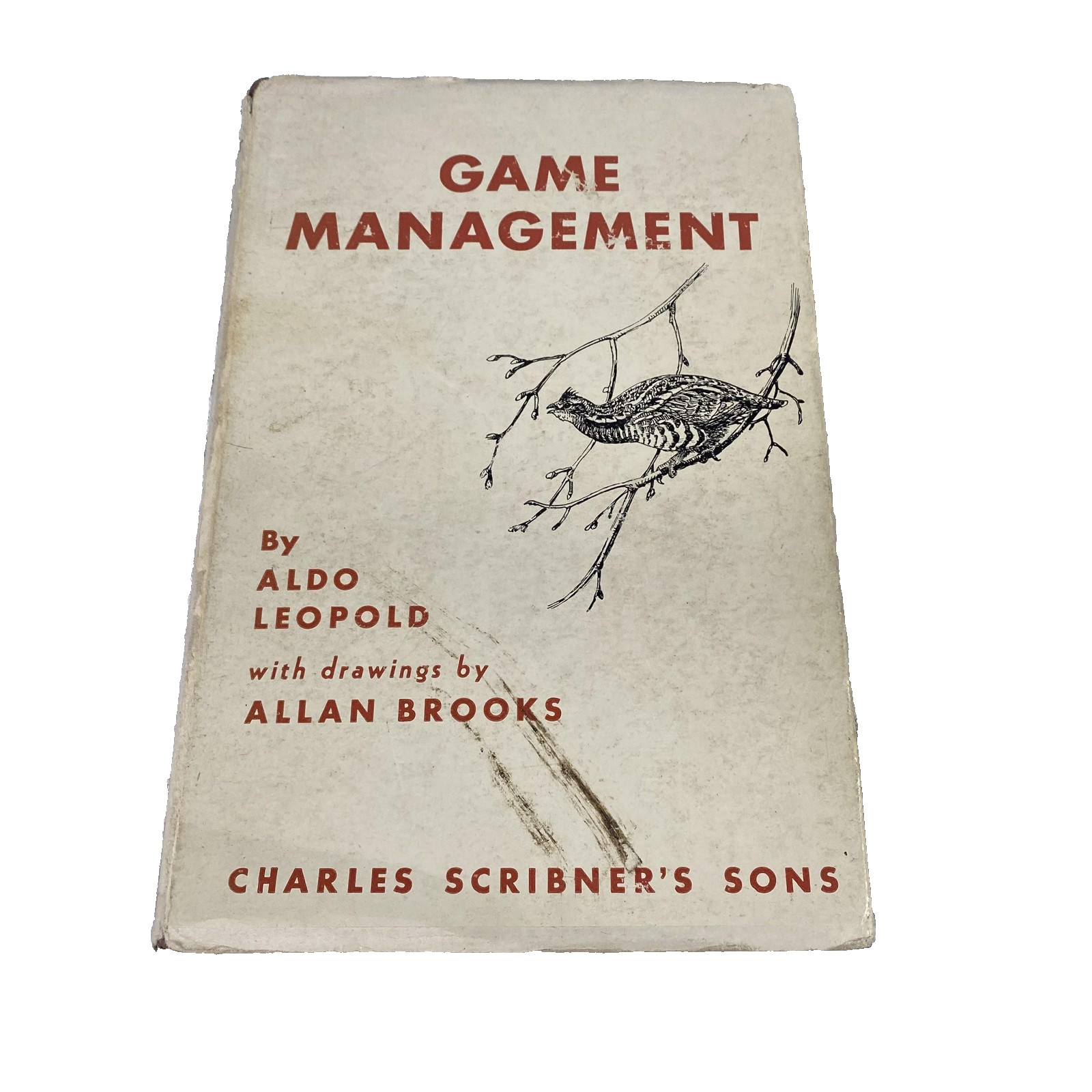 Vintage 1948 Game Management Aldo Leopold Illustrated Nature HC DJ Scribner