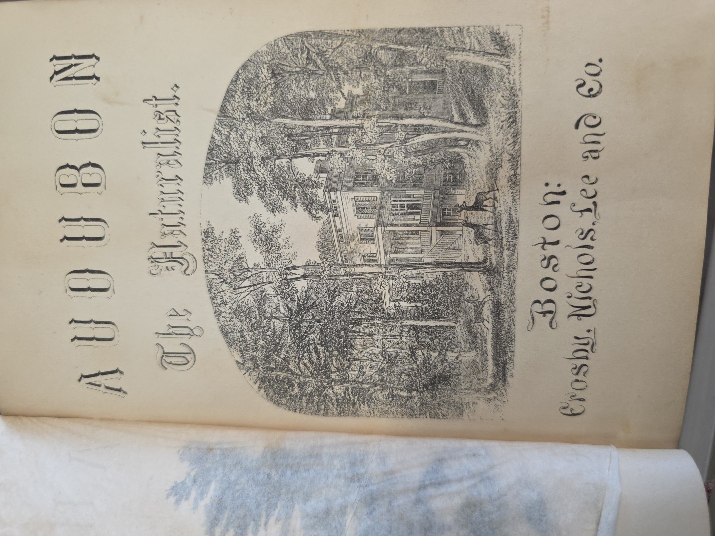 LIFE OF AUDUBON NATURALIST OF NEW WORLD 1861 ed Mrs Horace St. John VERY GOOD