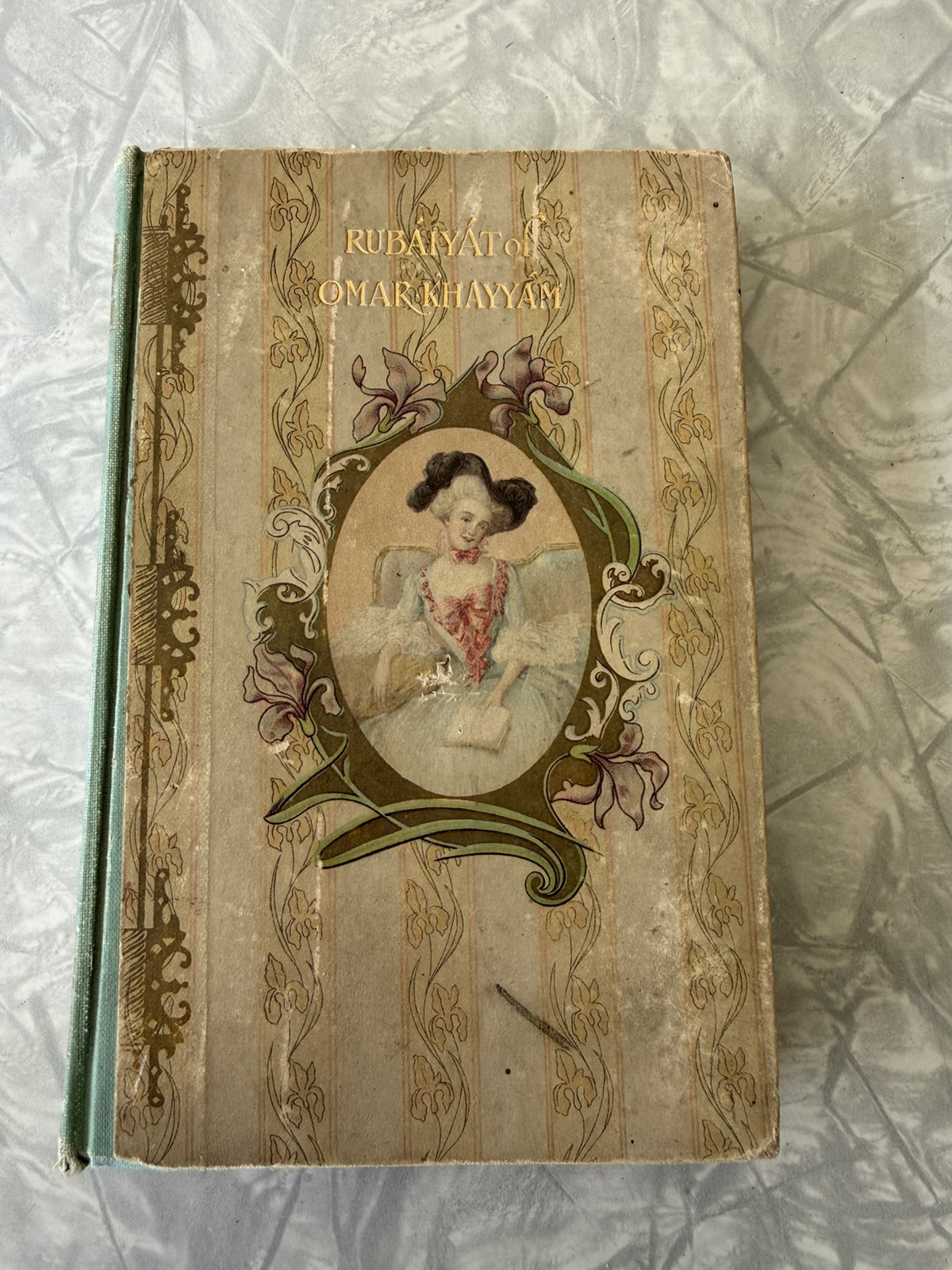 Rubaiyat of Omar Khayyam Fitzgerald miniature Edition Vintage 1908 HM Caldwell