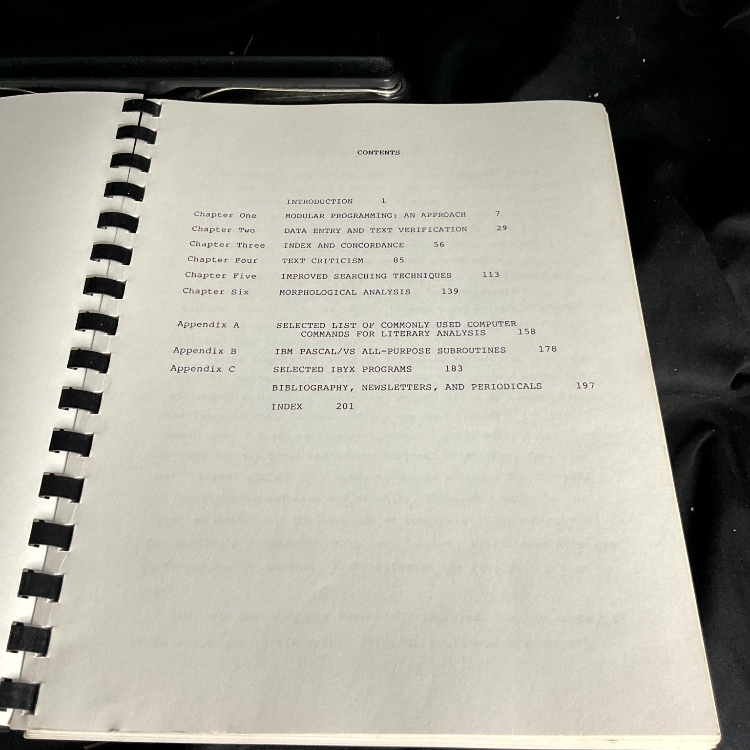 COMPUTER PROGRAMS for LITERARY ANALYSIS Abercrombie 2nd Printing 1986