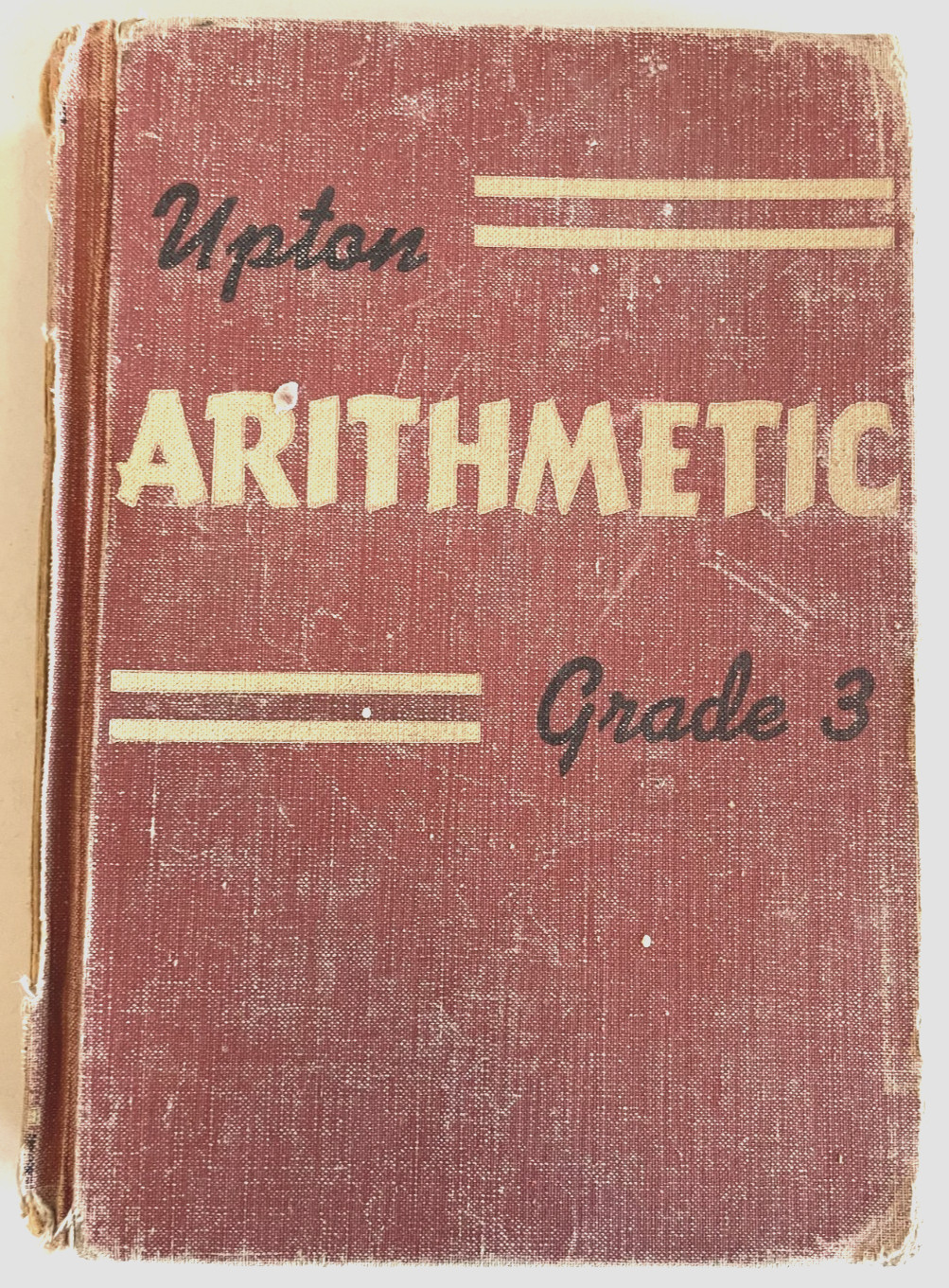 1951 ARITHMETIC GRADE 3 AMERICAN BOOK COMPANY TEXTBOOK SCHOOL Clifford B Upton