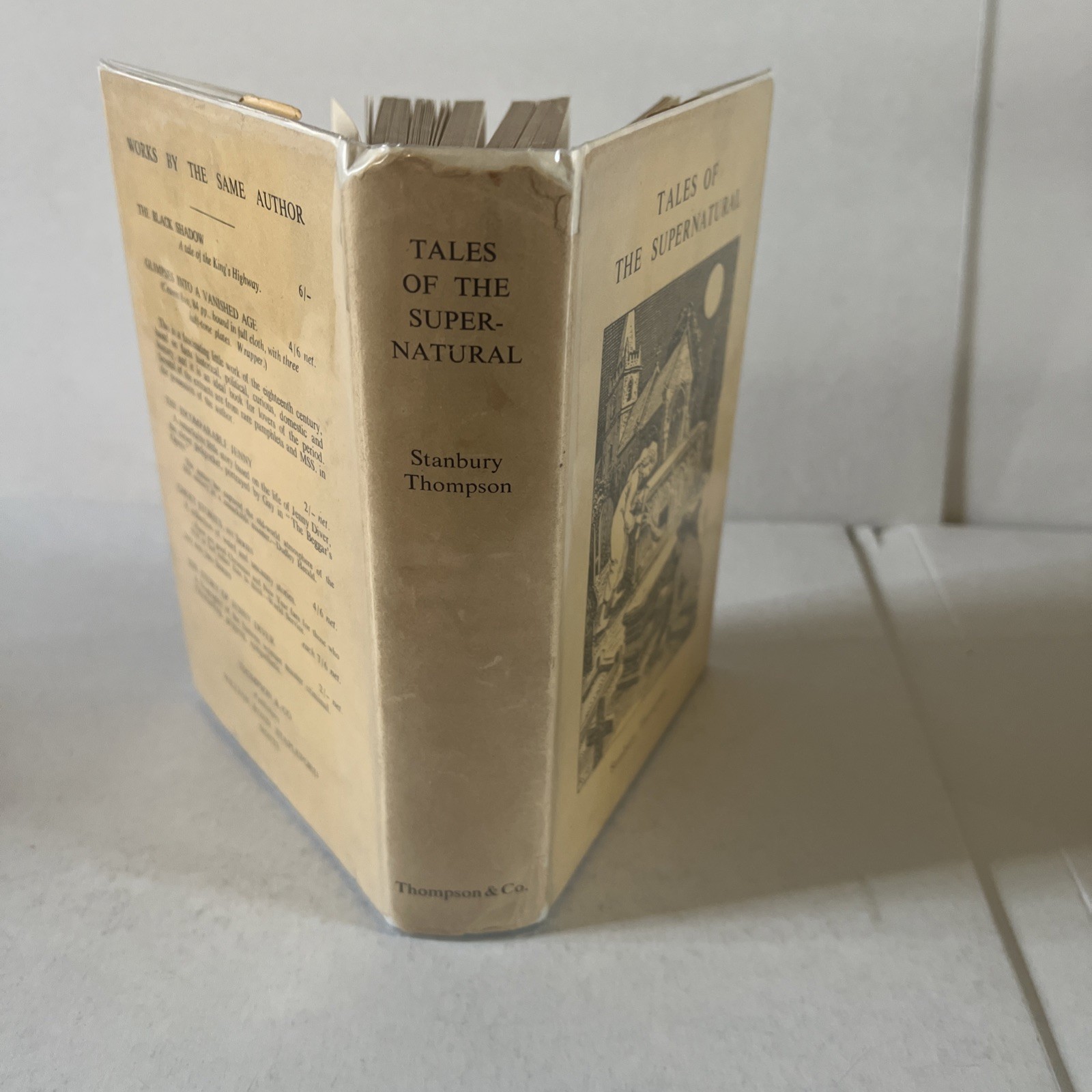 Weird & Uncanny Stories Stanbury Thompson Tales of the Supernatural 1963 1st UK