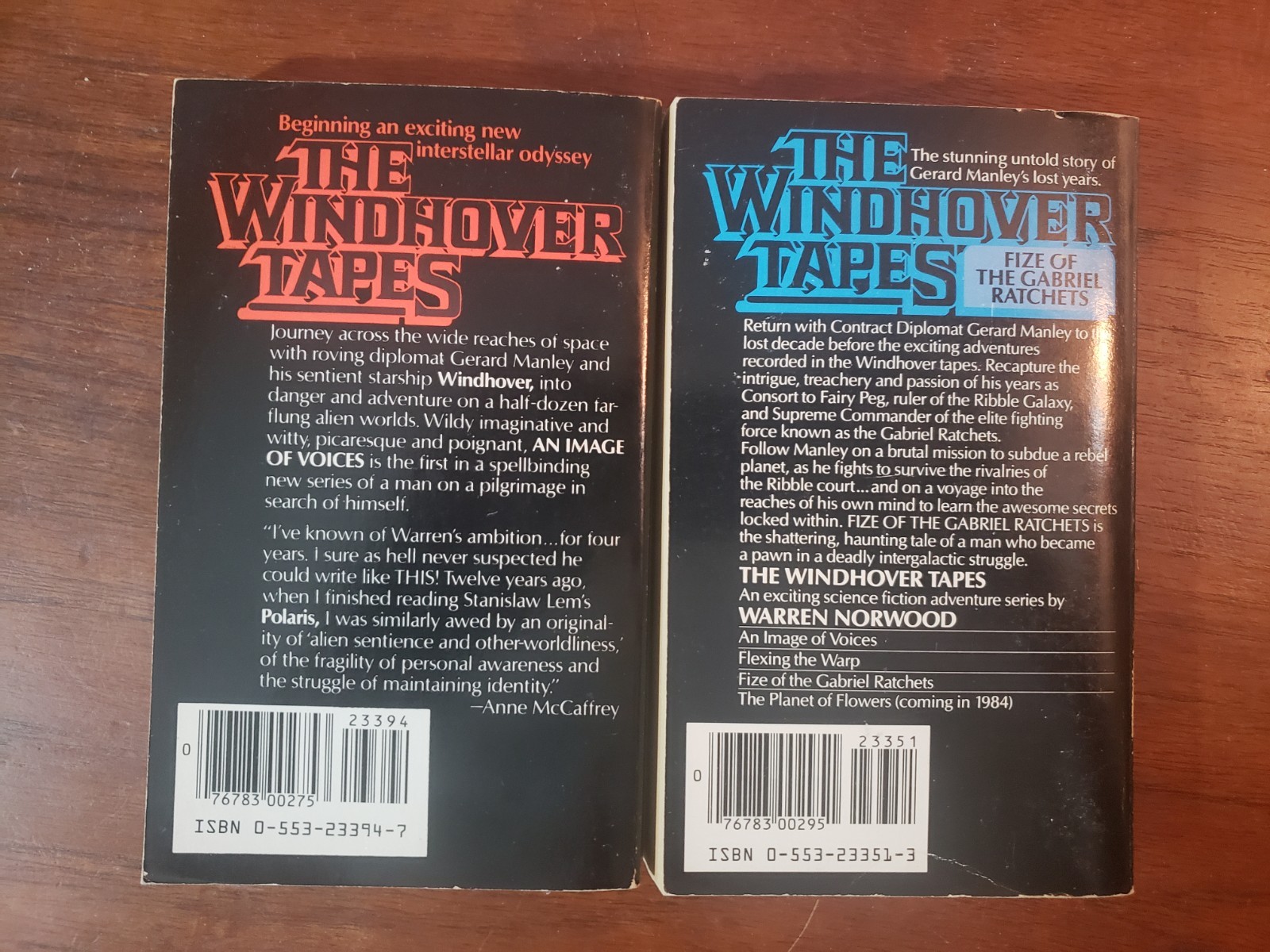 Lot 2 Warren Norwood PB’s The Windhover Tapes Image Voices Fize Gabriel Ratchets