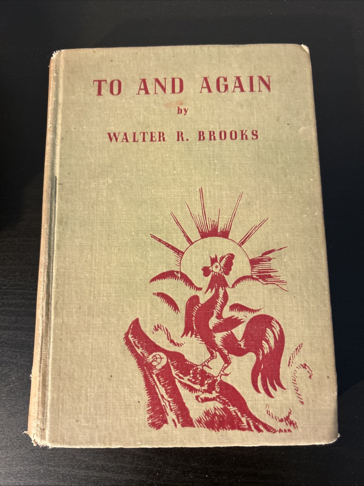 To and Again Walter R. Brooks Hardcover Knopf 1927 12th Printing 1946