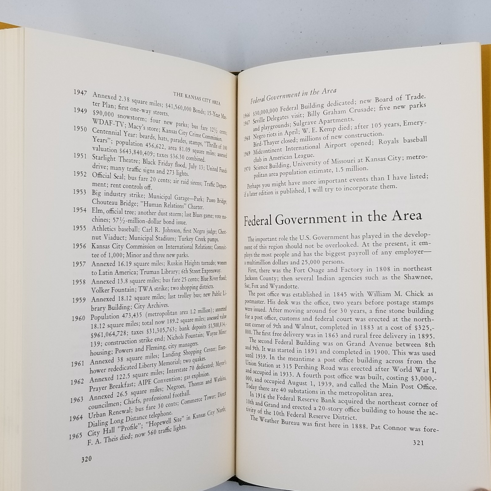 A Condensed History of Kansas City by G.F. Green – 1968 Lowell Press – Near Fine