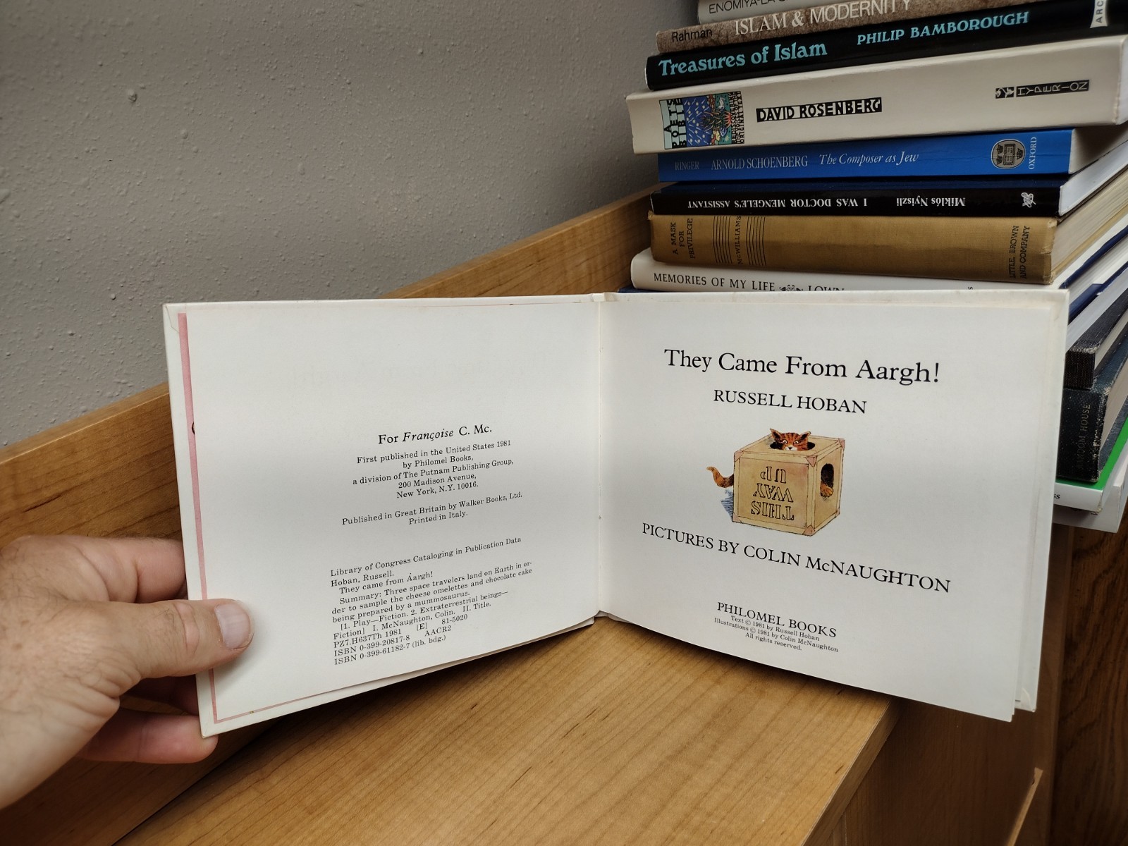 The Hungry Three Complete Set First US Editions Russell Hoban Colin McNaughton
