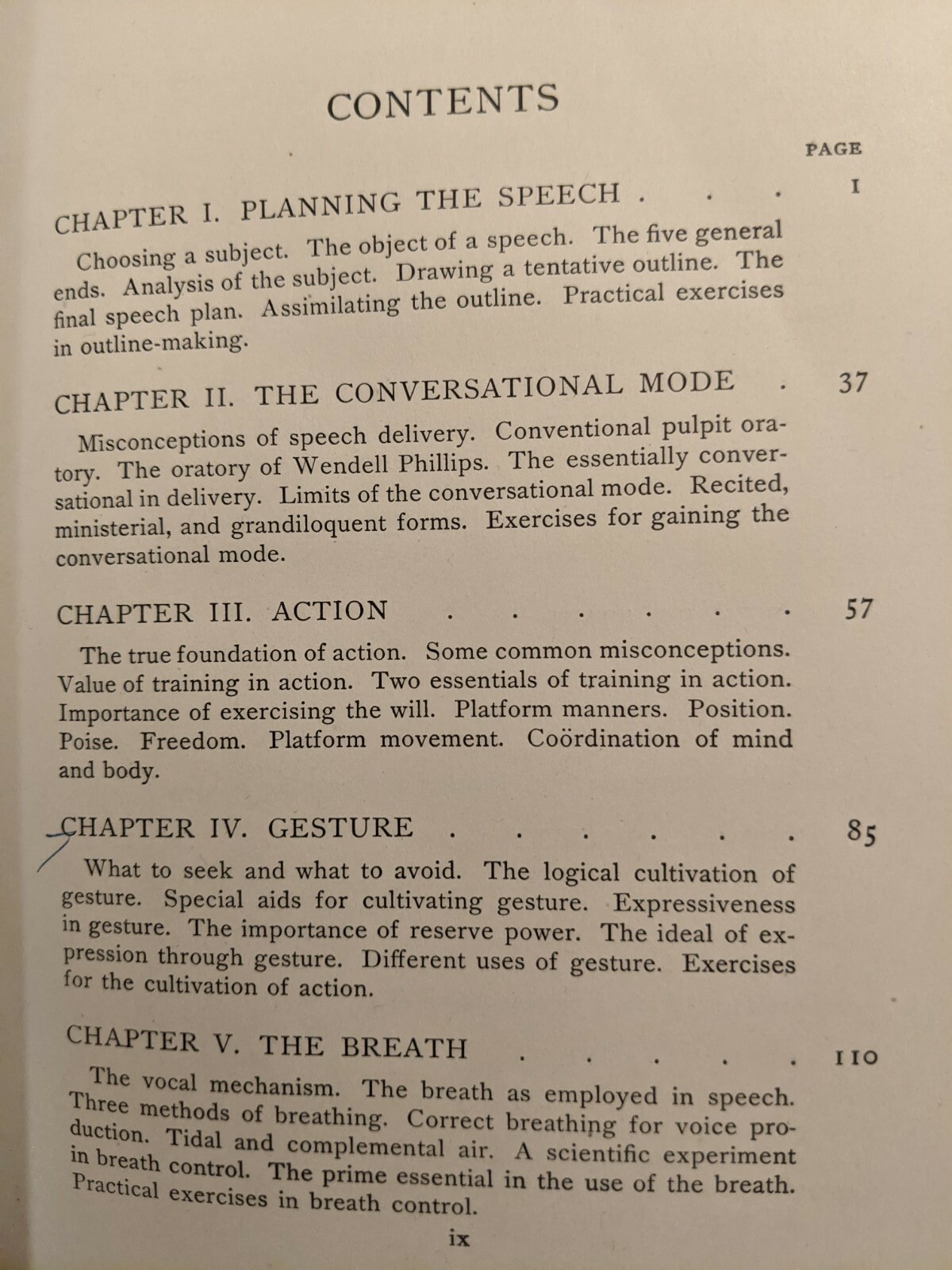 Houghton, THE ELEMENTS OF PUBLIC SPEAKING, 1916, Ginn & Company, HB, 333 Pages