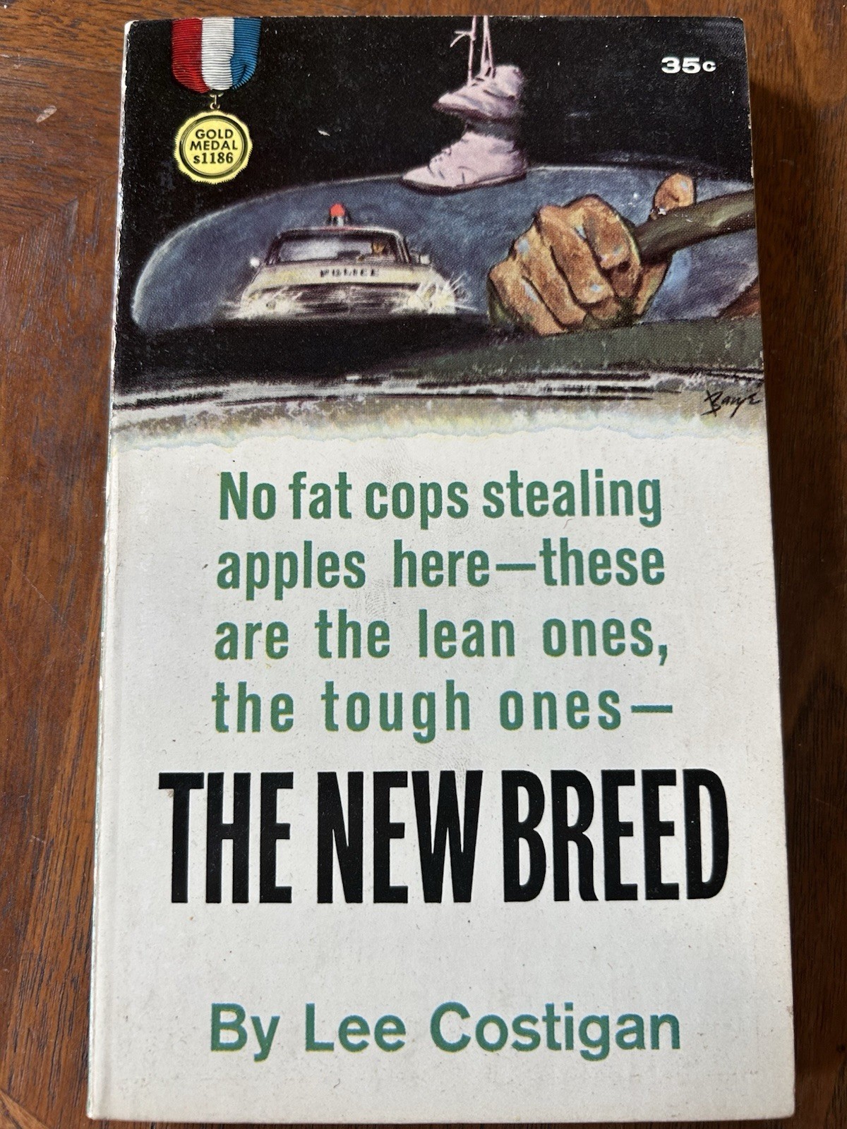 Lee Costigan / The New Breed / Fawcett Gold Medal 1962 / Early Cop TV Tie-In