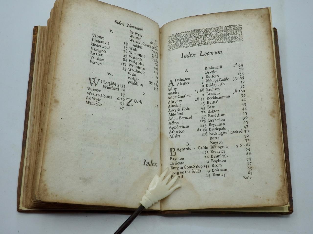 1679 FRAGMENTA ANTIQUITATIS Antient Tenures of Land, Customs of Mannors FOLKLORE