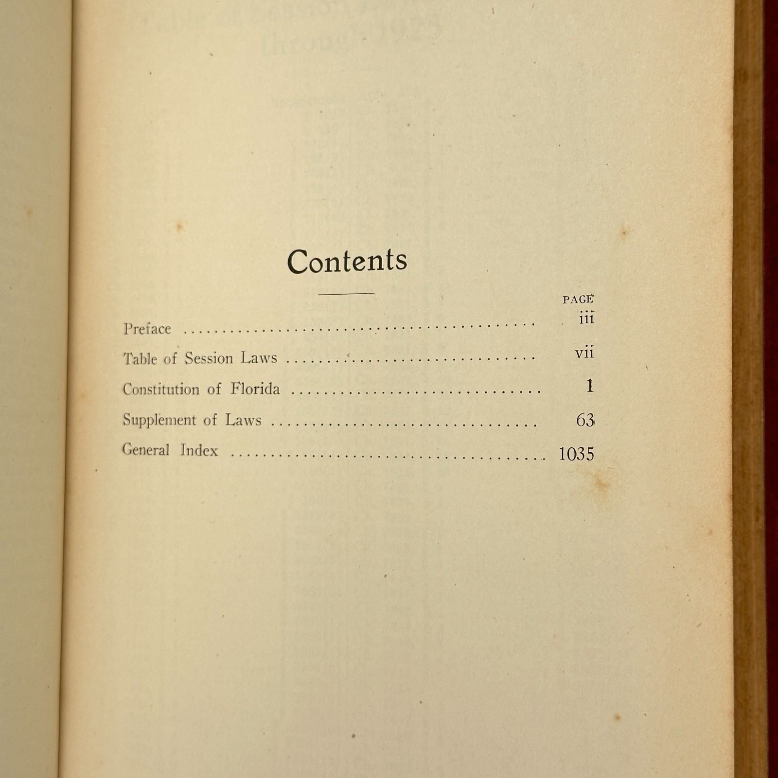 1925 Florida Law „Florida Cumulative Statutes“ Michie (Hardcover, Quincy, FL)