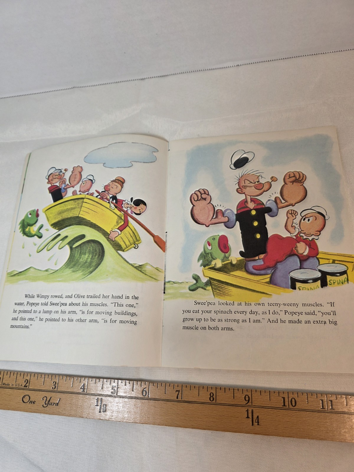 Vintage Popeye Goes On A Picnic Booklet 1986 Collectible Ephemera Vintage Comic