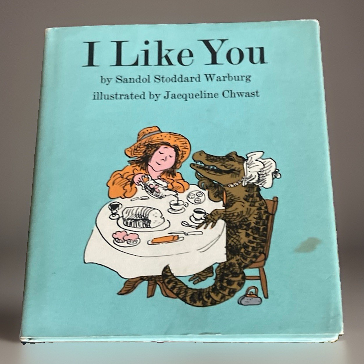 I Like You by Sandol Stoddard Warburg 1963 EUC W Crisp Teal Dust Jkt 5” x 5.5”