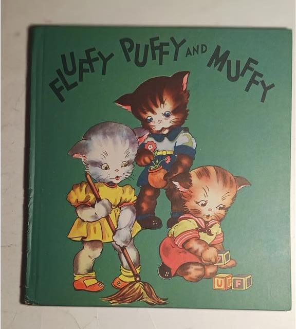 FLUFFY PUFFY AND MUFFY MARGOT VOIGT SAMUEL LOWE 1944 DJ #4001 CUTE KITTENS