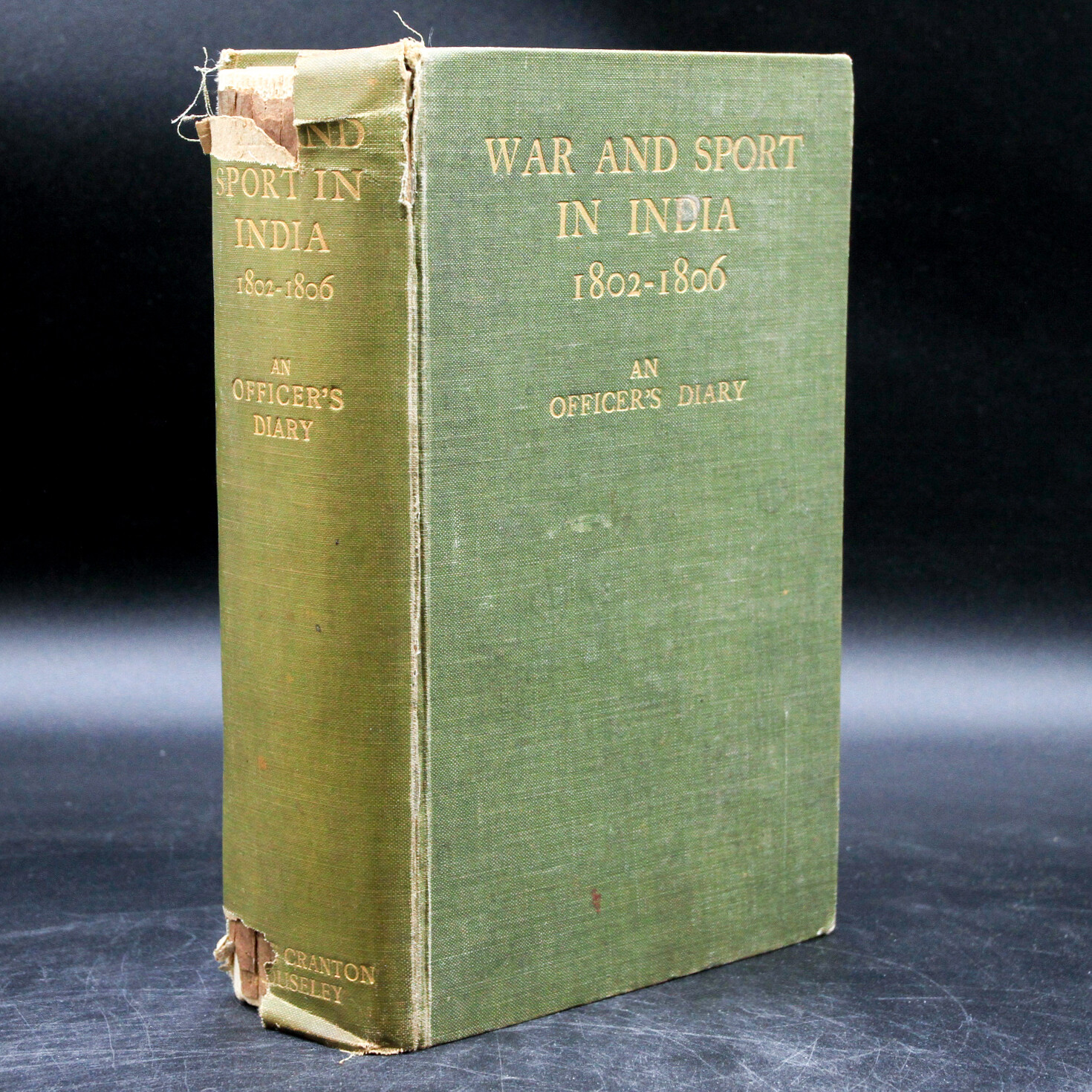 War & Sport in India Hunting Tiger 1802-1806 Officer’s Diary 1913 British Empire