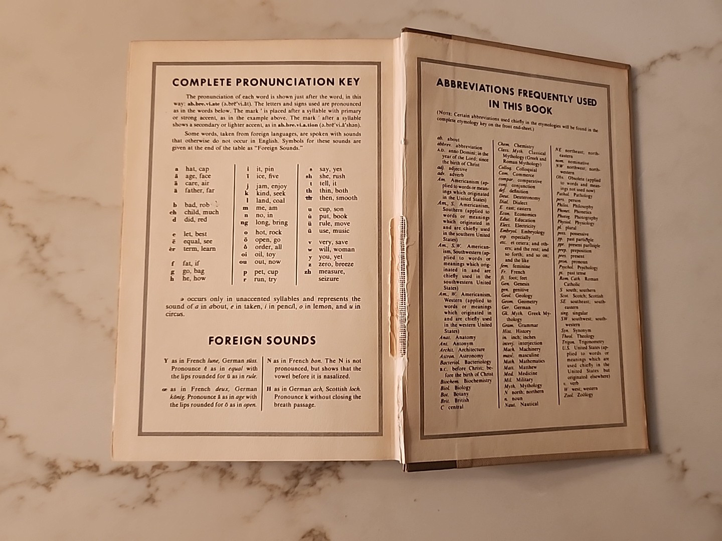 Comprehensive Desk Dictionary A-K & L-Z By Thorndike & Barnhart – 1958