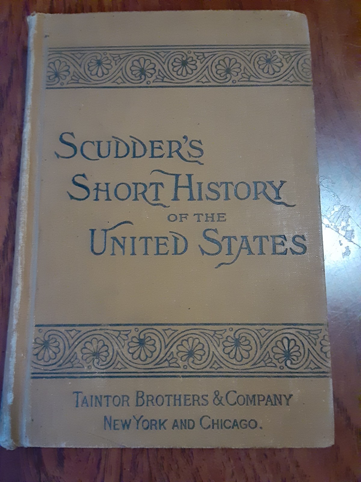 1890 Scudders Short History of the United States Book PICS! MAPS