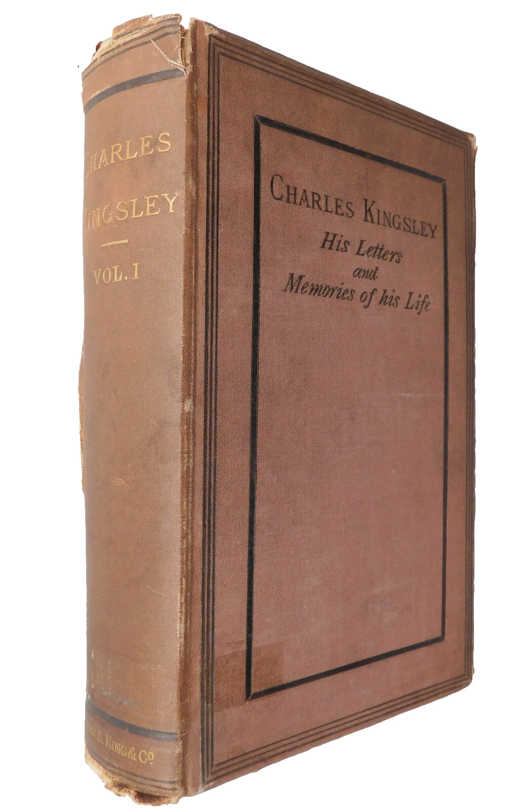 Charles Kingsley His Letters and Memories of his Life Vol 1 1870s book biography