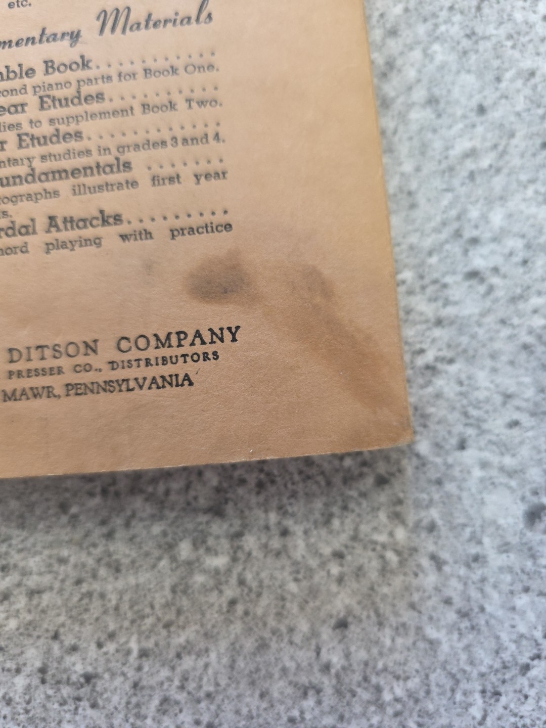 1909 Elson’s Pocket Music Dictionary Music Terms 700 NOTED Names In Music