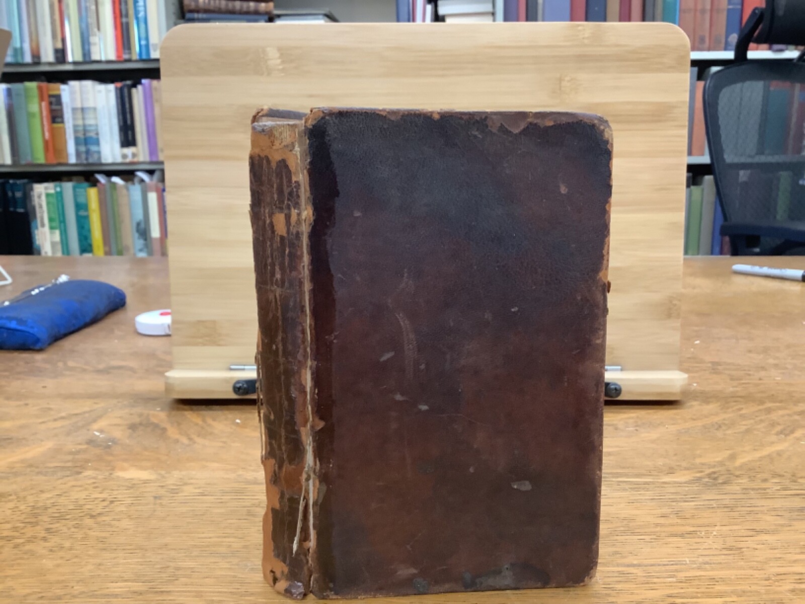1814 The Elements Of Greek Grammer – Owned By Ephraim Peabody Leather