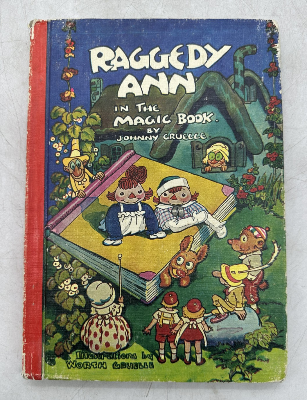 Raggedy Ann in the Magic Book Johnny Gruelle Bobbs-Merrill HC 1961