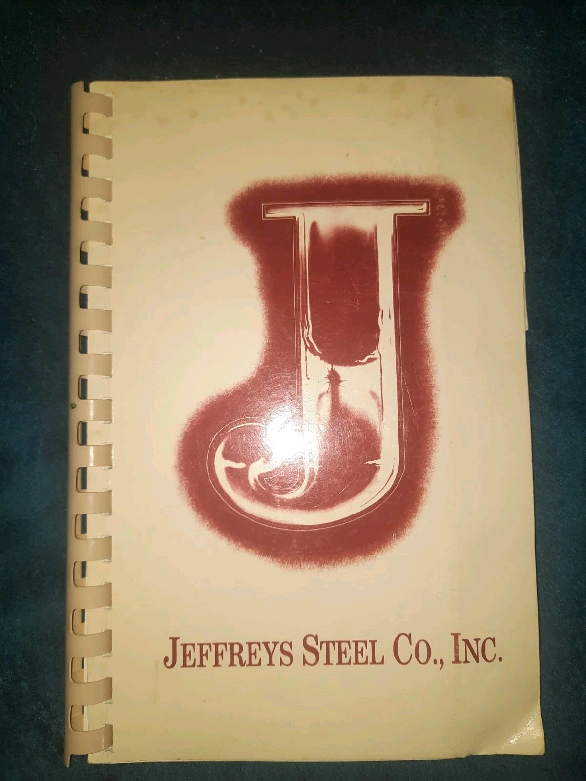 Jeffreys Steel Co Inc Stock List & Reference Book Catalog | 1995 PB Comb