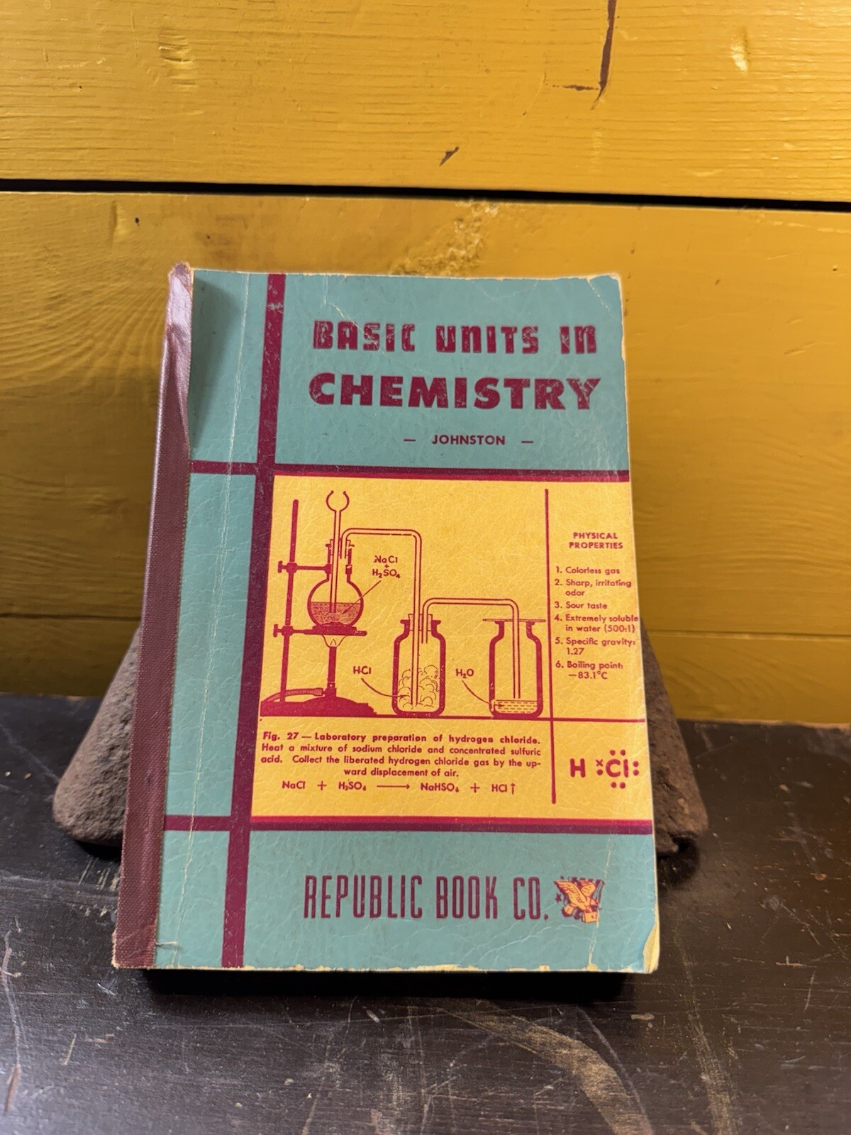 Basic Units in Chemistry By Joseph E Johnston, 1947/ 1949, Republic Book Co