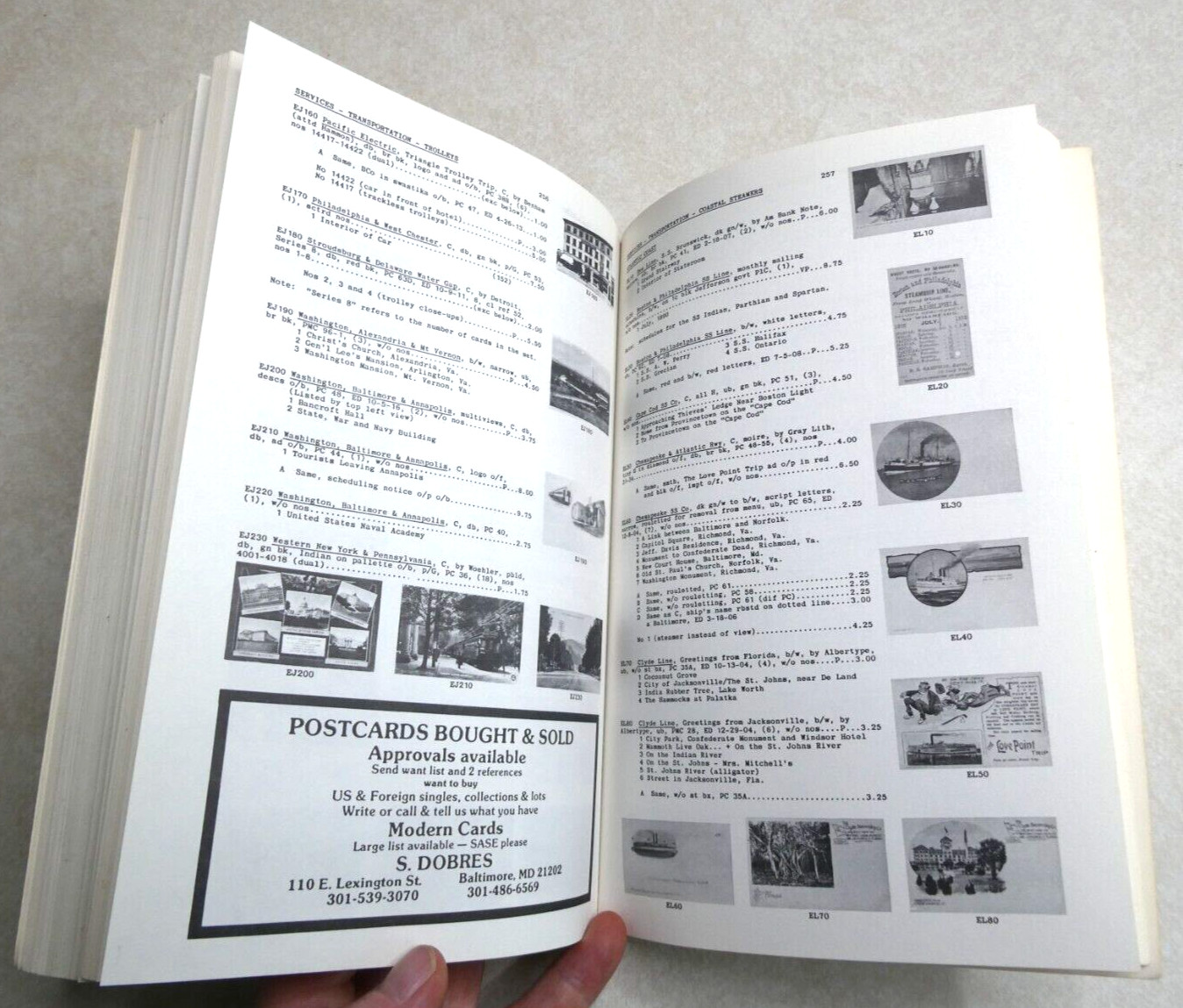 American Advertising Postcards Sets and Series A Catalog and Price Guide Book B7
