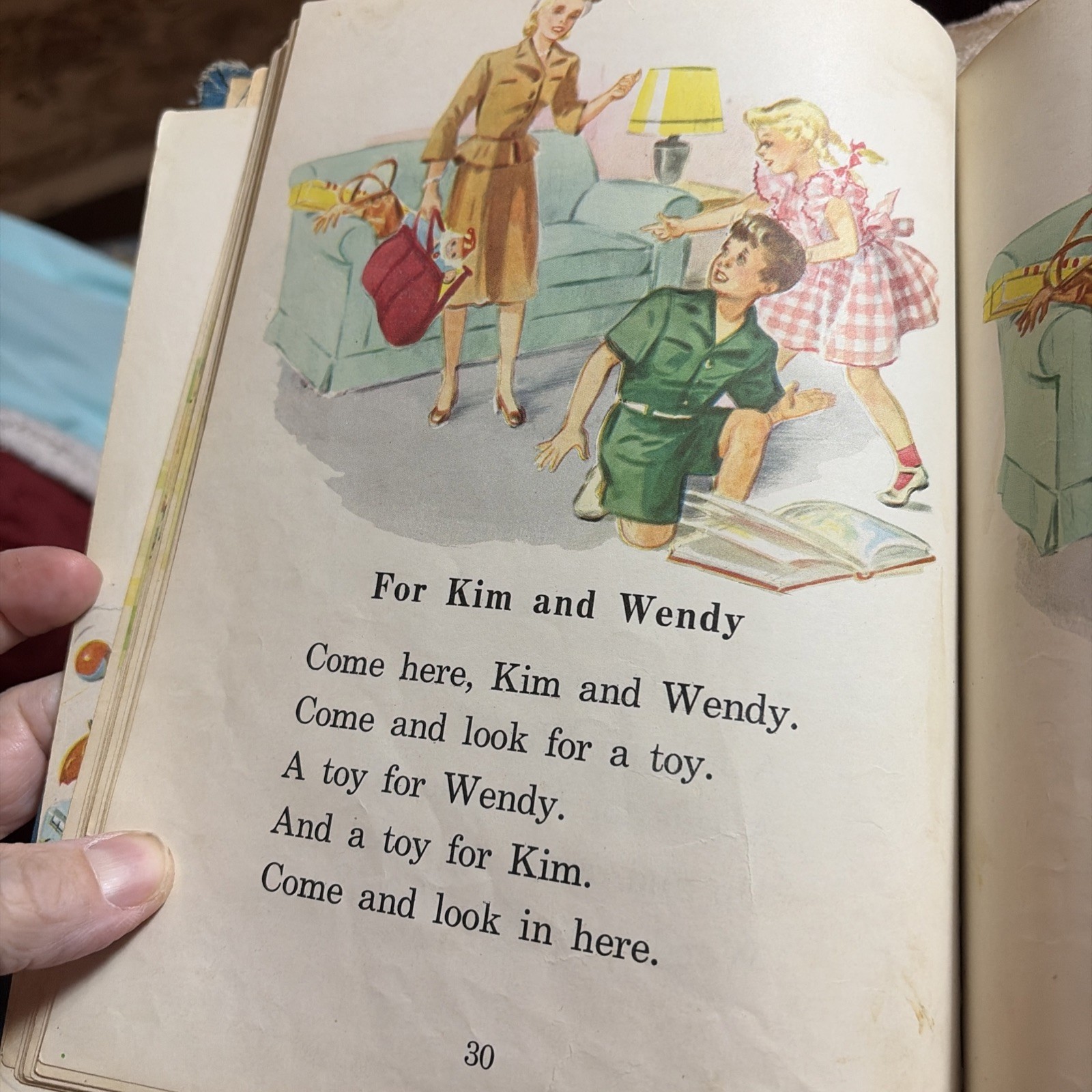 Vintage 1965 Time To Play Betts Basic Reader Anniversary Edition HC Crafts