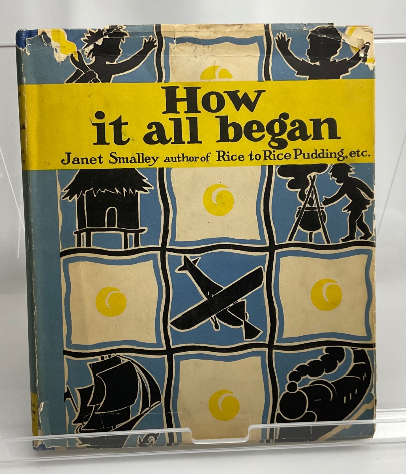 How It All Began Janet Smalley 1932 Children’s book dustcover hardback 1st