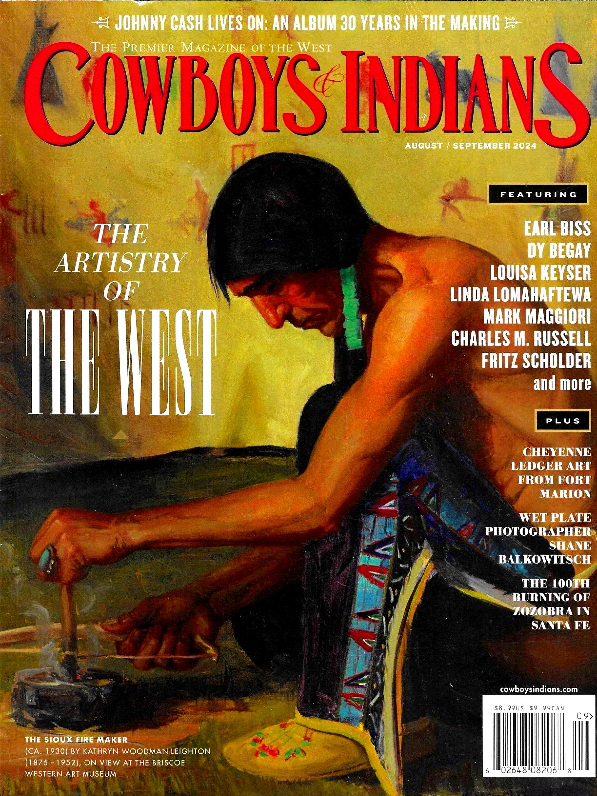 COWBOYS & INDIANS AUGUST/ SEPTEMBER 2024 THE ARTISTRY OF THE WEST