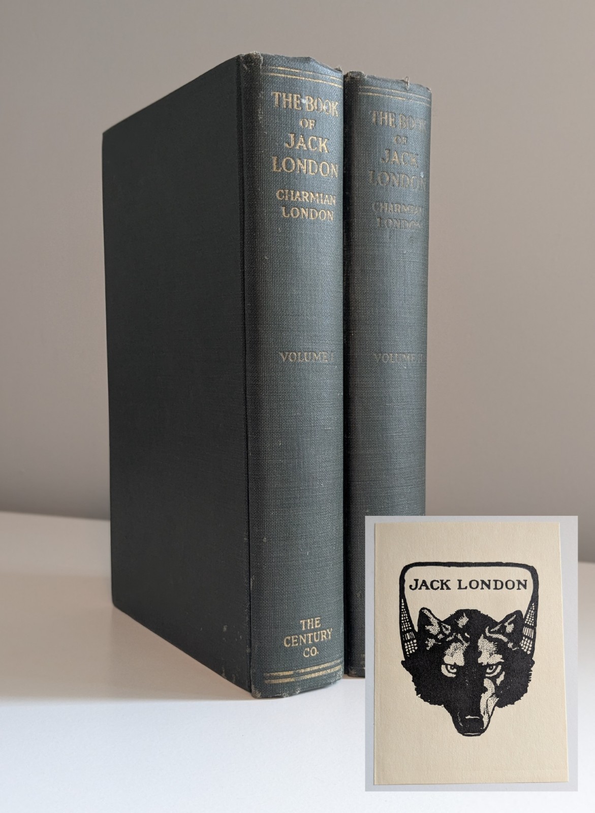 The Book of Jack London – Charmian London First Edition w/ Jack London Bookplate