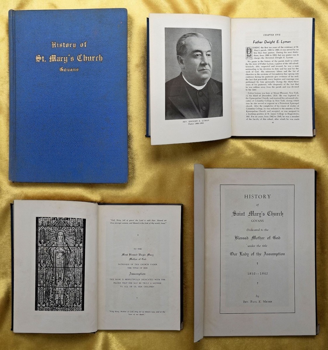 History St. MARY’S CATHOLIC CHURCH GOVANS BALTIMORE 1850-1942 Rev. PAUL E. MEYER