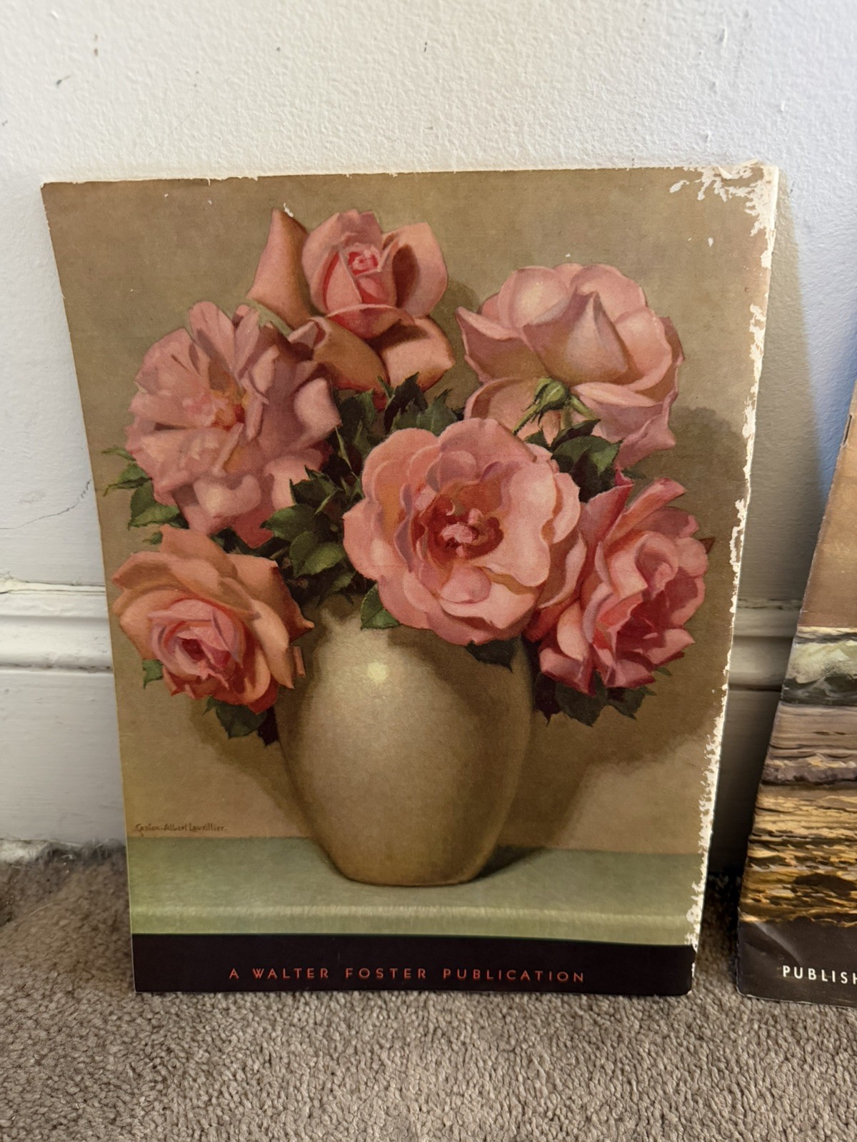 VINTAGE BOOK- „HOW TO DRAW WITH PASTELS“ BY WALTER FOSTER 1950 FIRST EDITION.