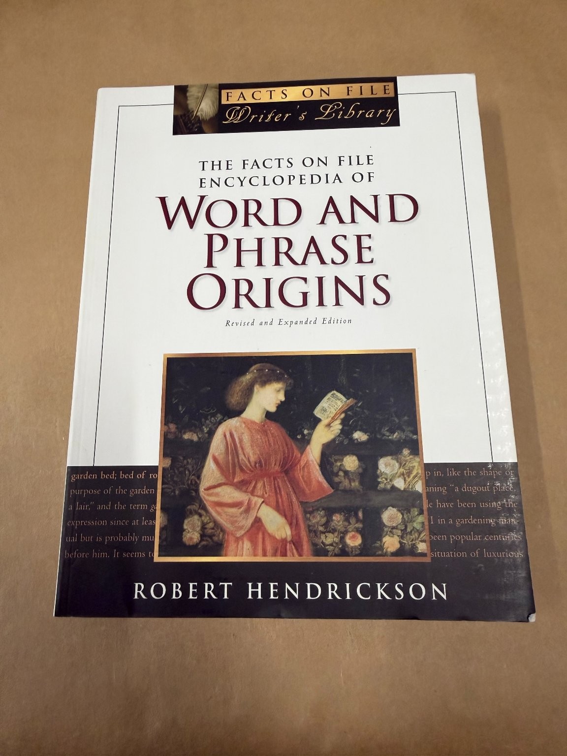 Facts on File Encyclopedia of Word & Phrase Origins Hendrickson Revised Expanded